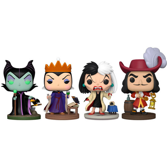 BLISTER 4 FIGURAS POP DISNEY VILLANAS image 1
