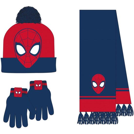 CONJUNTO 3 PIEZAS BUFANDA SPIDERMAN image 0