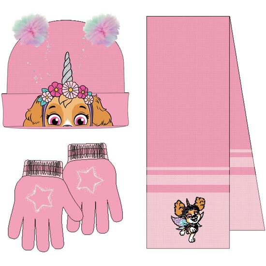 CONJUNTO 3 PIEZAS BUFANDA PAW PATROL image 0
