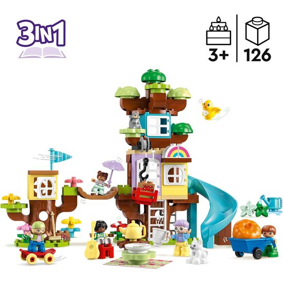 CASA DEL ARBOL 3 EN 1 LEGO DUPLO image 1