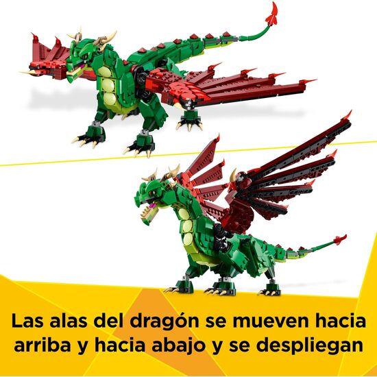 DRAGON MEDIEVAL LEGO CREATOR image 5