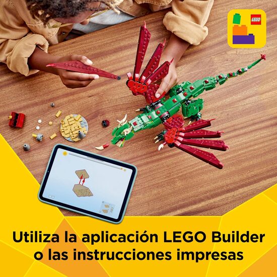 DRAGON MEDIEVAL LEGO CREATOR image 6