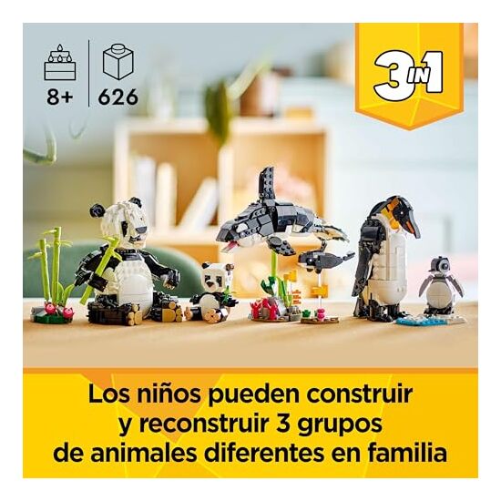 FAUNA SALVAJE:FAMILIA DE PANDAS image 2