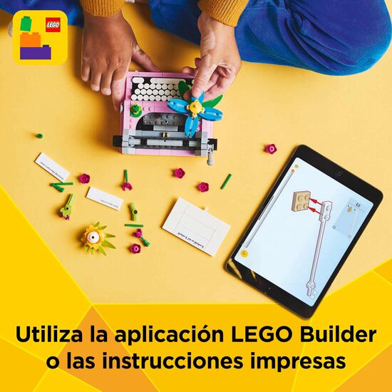 MAQUINA DE ESCRIBIR CON FLORES image 6