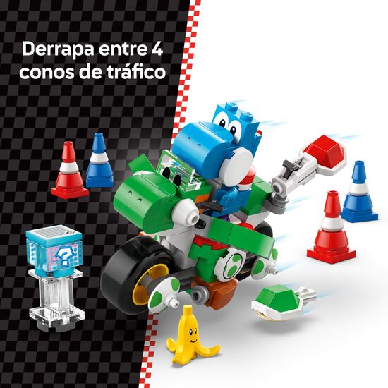 MOTO YOSHI MARIO KART. LEGO SUPER image 2
