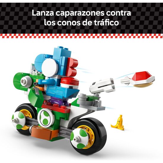 MOTO YOSHI MARIO KART. LEGO SUPER image 4