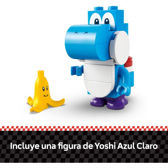 MOTO YOSHI MARIO KART. LEGO SUPER image 5