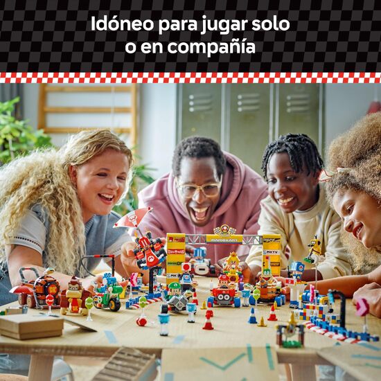 MOTO YOSHI MARIO KART. LEGO SUPER image 6
