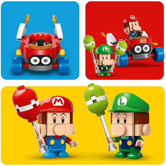 BEBE MARIO VS BEBE LUIGI MARIO KART image 4