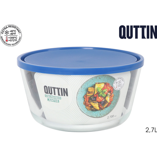 FIAMBRERA RED.C/TAPA Ø21.5X11.3CM FRIGO QT image 0