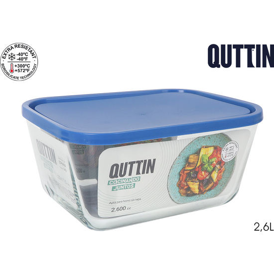 FIAMBRERA RECT.C/TAPA 23X17.5CM FRIGO QT image 0