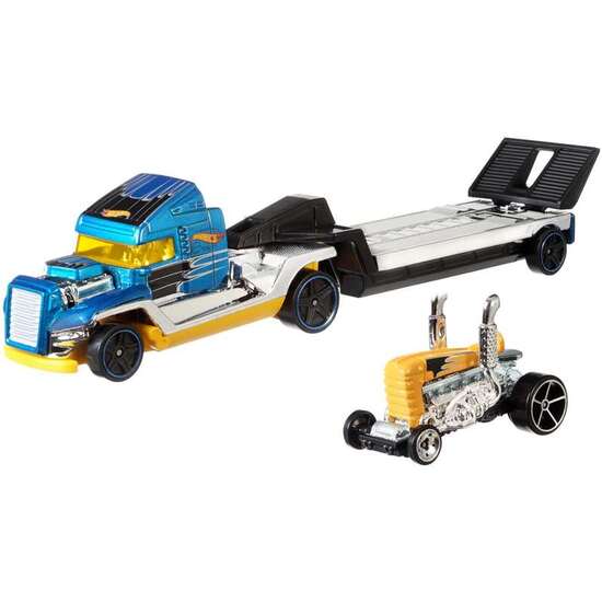 CAMION HOT WHEELS SUPER RIGS INCLUYE UN COCHE. ESCALA 1:64 - MODELOS SURTIDOS image 2