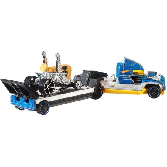 CAMION HOT WHEELS SUPER RIGS INCLUYE UN COCHE. ESCALA 1:64 - MODELOS SURTIDOS image 3