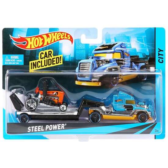 CAMION HOT WHEELS SUPER RIGS INCLUYE UN COCHE. ESCALA 1:64 - MODELOS SURTIDOS image 4