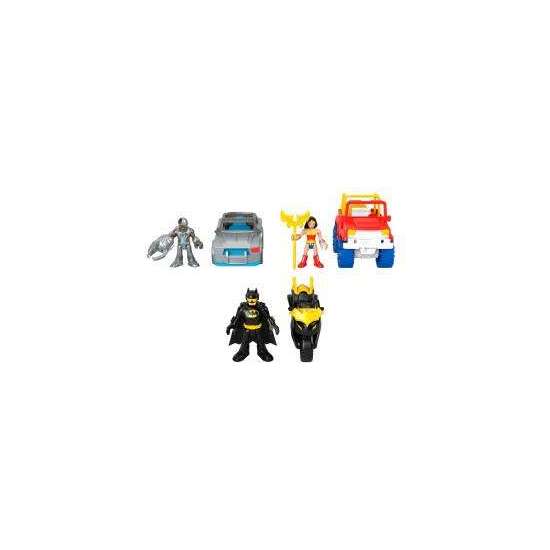 FIGURAS Y VEHICULOS DC SUPER FRIENDS SUPERHÉROES. IMAGINEX 7.5 CM image 0