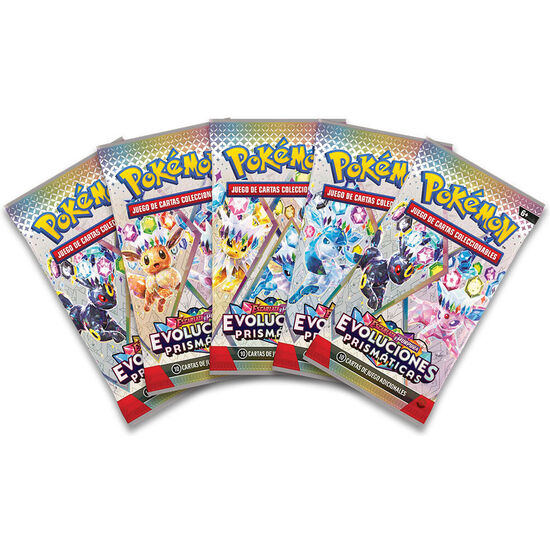 BLISTER JUEGO CARTAS COLECCIONABLES BINDER COLLECTION EVOLUCIONES PRISMATICAS POKEMON ESPAÃ±OL image 1