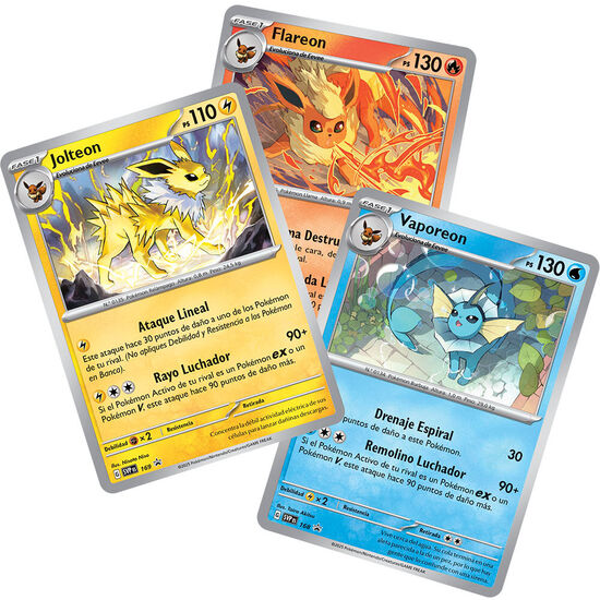 BLISTER JUEGO CARTAS COLECCIONABLES POSTER COLLECTION EVOLUCIONES PRISMATICAS POKEMON ESPAÃ±OL image 2