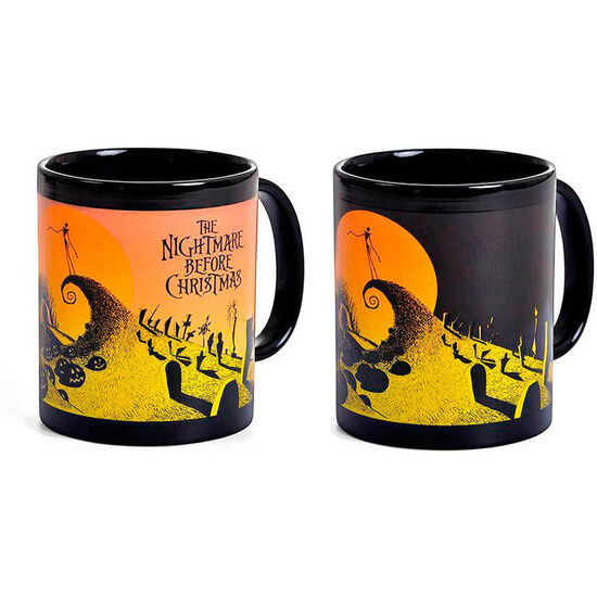 TAZA ESCENA DEL CEMENTERIO PESADILLA ANTES DE NAVIDAD DISNEY 315ML image 2