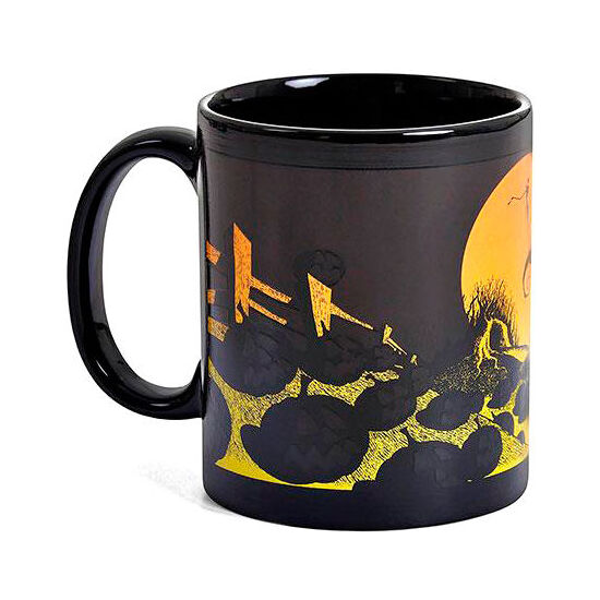 TAZA ESCENA DEL CEMENTERIO PESADILLA ANTES DE NAVIDAD DISNEY 315ML image 3