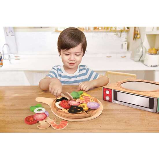 SET DE PIZZA CON INGREDIENTES image 0