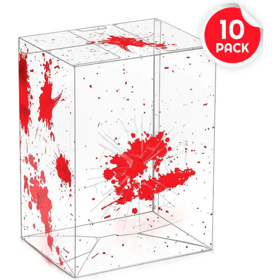 SET 10 PROTECTORES EFECTO BALA Y SANGRE FUNKO POP image 1