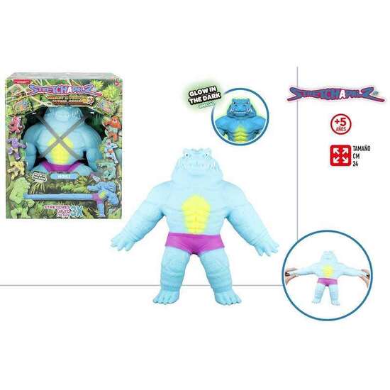 FIGURA ESTIRABLE STRETCHAPALZ ANIMAL GLOW BRILLA EN LA OSCURIDAD 24CM. image 0