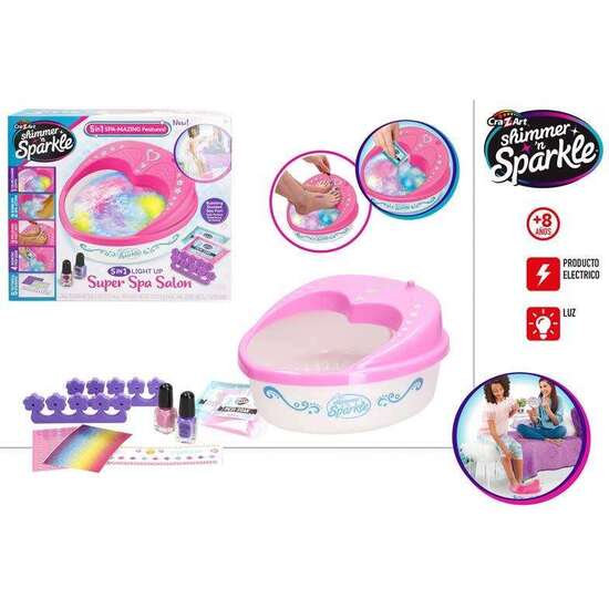 SPA PIES 5 EN 1 CON LUZ SHIMMER N SPARKLE image 0