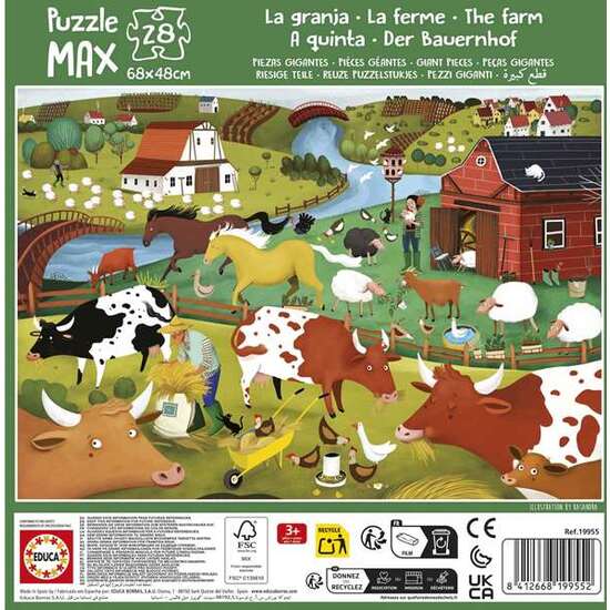 PUZZLE 28 LA GRANJA "PUZZLE MAX" image 3