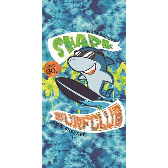 TOALLA MICROFIBRA ESTAMPADA SHARKLUB 75X150 image 0
