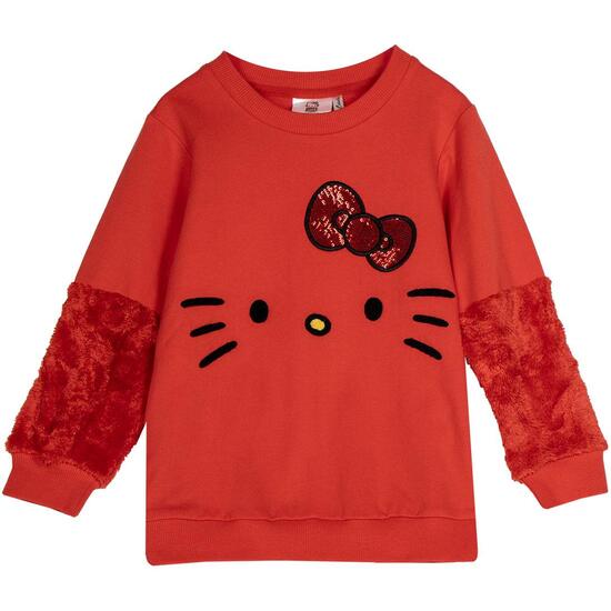 SUDADERA COTTON BRUSHED HELLO KITTY image 0