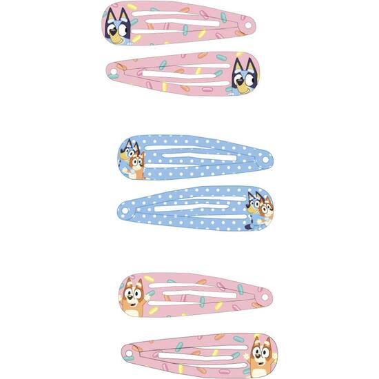 ACCESORIOS PELO CLIPS 6 PIEZAS BLUEY image 1