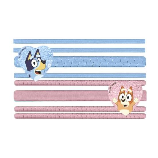 ACCESORIOS PELO ELÁSTICOS 8 PIEZAS BLUEY image 1