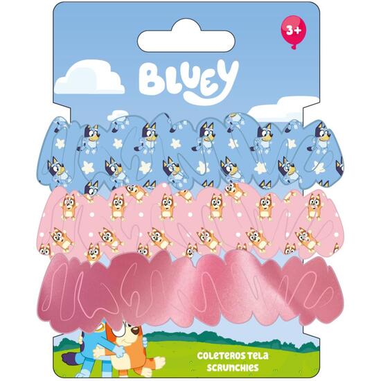 ACCESORIOS PELO COLETERO DE TELA 3 PIEZAS BLUEY image 0