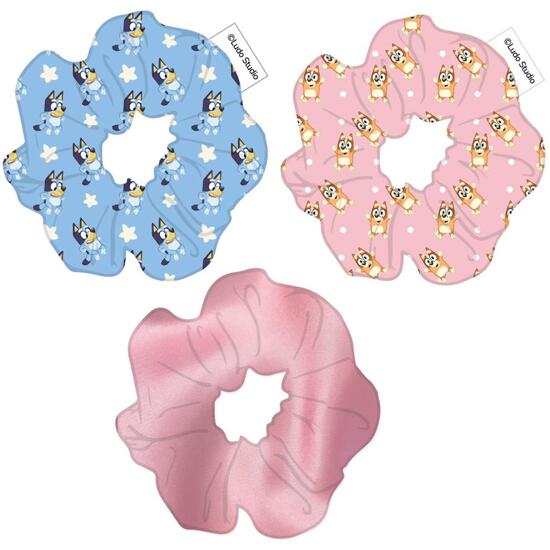 ACCESORIOS PELO COLETERO DE TELA 3 PIEZAS BLUEY image 1