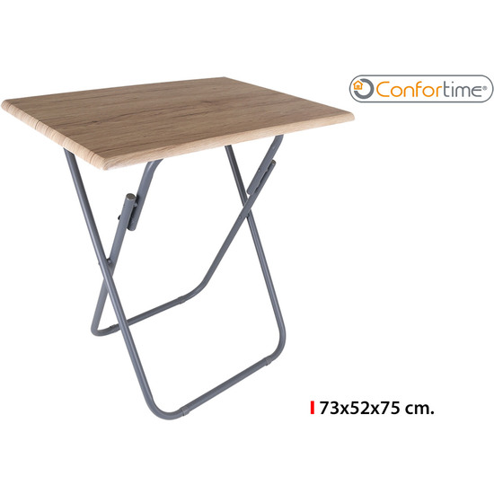 FOLDABLE WOODEN TABLE 73X52X75CM CONFORTIME image 0