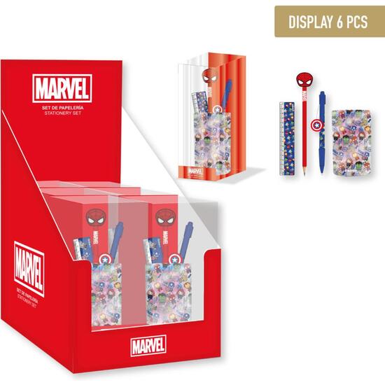 SET DE PAPELERÍA PORTALÁPICES AVENGERS image 0