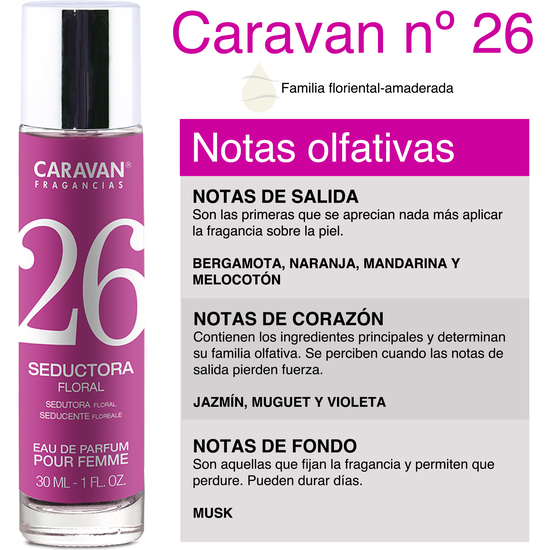 CARAVAN PERFUME DE MUJER Nº26 30ML image 1