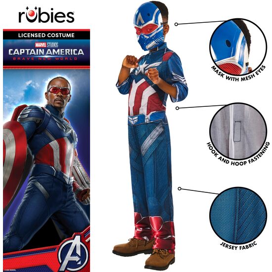 DISFRAZ CAPITAN AMERICA BNW CLASSIC INF image 2