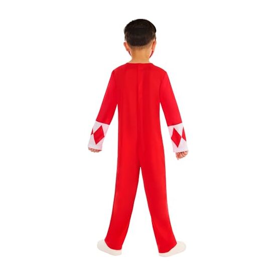 DISFRAZ POWER RANGER MIGHTY MORPHIN RED OPP INF image 3