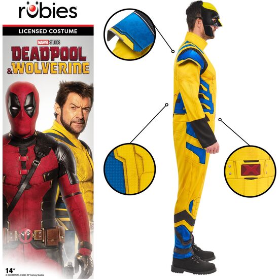 DISFRAZ WOLVERINE DELUXE AD image 3