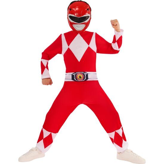 DISFRAZ POWER RANGERS ROJO MGM CL INF image 0
