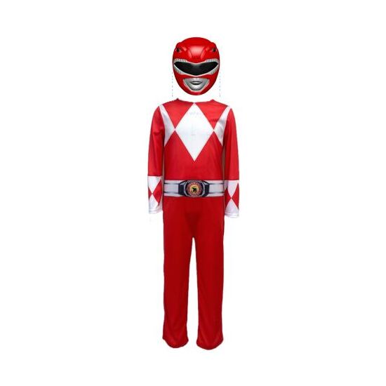 DISFRAZ POWER RANGER MIGHTY MORPHIN RED OPP INF image 0