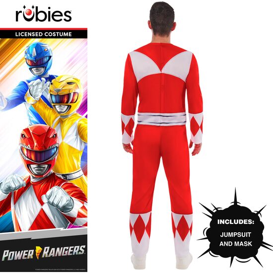 DISFRAZ POWER RANGERS ROJO MGM AD image 3