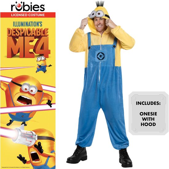 DISFRAZ MINION DESPICABLE ME 4 ONESIE AD image 1