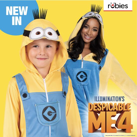 DISFRAZ MINION DESPICABLE ME 4 ONESIE AD image 3