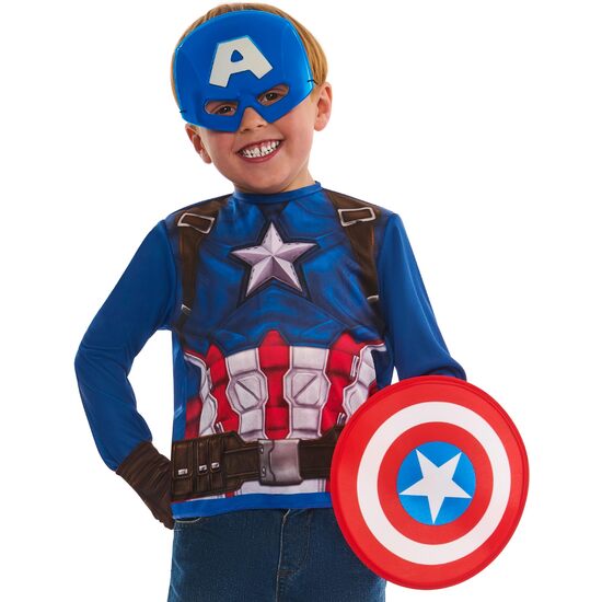 KIT DISFRAZ CAPITAN AMERICA INF image 0