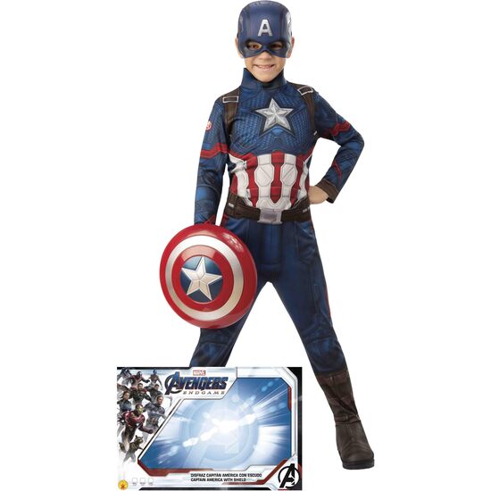 DISFRAZ CAPITAN AMERICA+ESCUDO EG CJ INF image 0