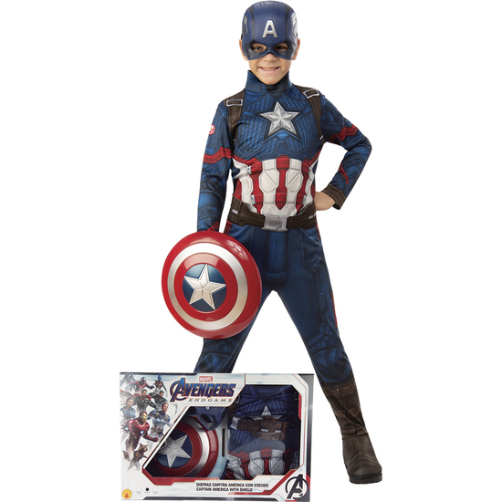DISFRAZ CAPITAN AMERICA+ESCUDO EG CJ INF image 0