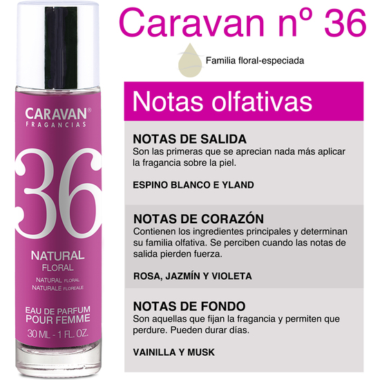 CARAVAN PERFUME DE MUJER Nº36 30ML image 1