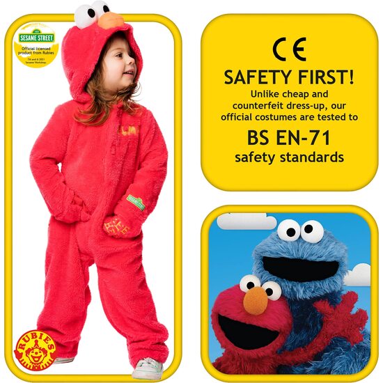 DISFRAZ ELMO BARRIO SESAMO INF image 2